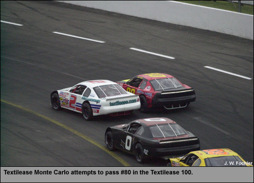 Timothy Peters No. 2 race car on track